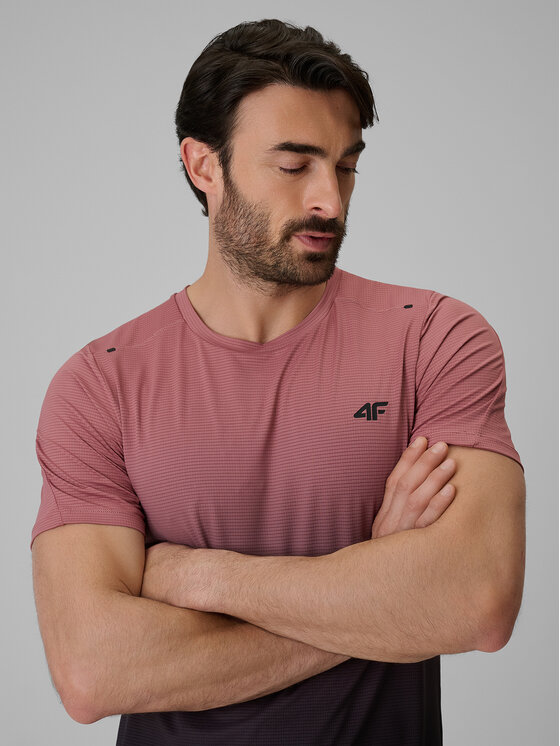 4F 4F Koszulka techniczna NO LIMITS Koralowy Regular Fit