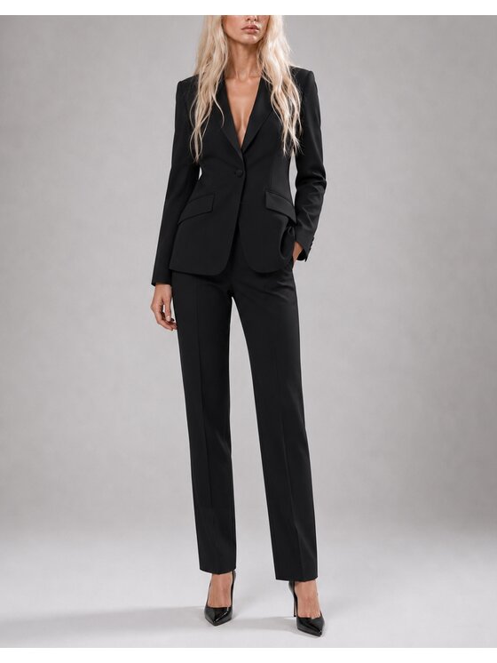 PHILIPP PLEIN PHILIPP PLEIN Marynarka 31563 Czarny Loose Fit