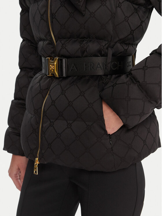 Elisabetta Franchi Elisabetta Franchi Winterjacke PI-83D-56E2-V600 Schwarz Regular Fit