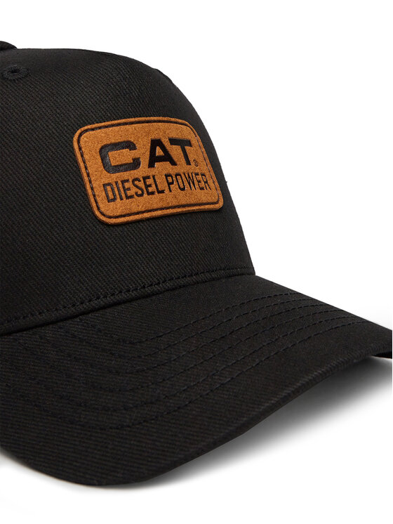 CATerpillar CATerpillar Cap Diesel Power Leather Patch 1090049-10158 Schwarz