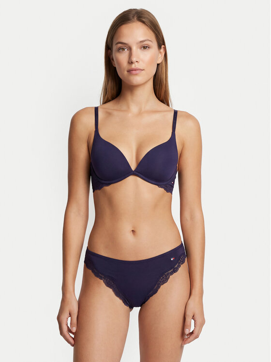 Tommy Hilfiger Tommy Hilfiger Σουτιέν Push-up UW0UW06051 Σκούρο μπλε