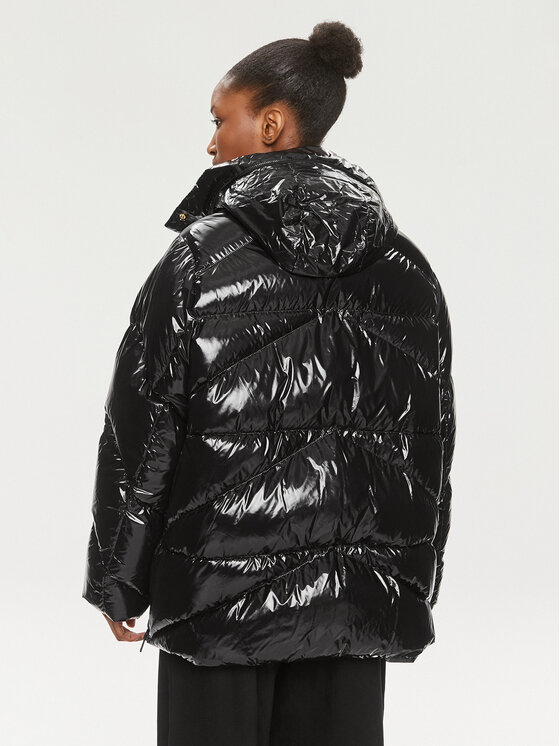 PINKO PINKO Žieminė striukė Cluster 101695 A11L Juoda Regular Fit