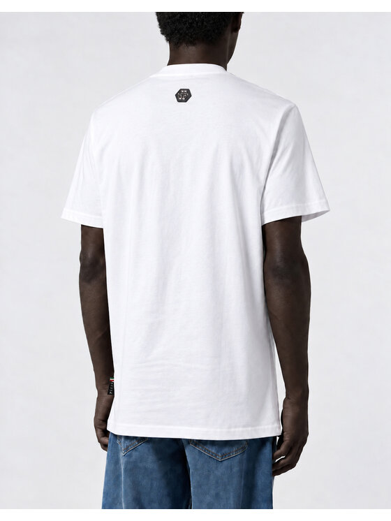PHILIPP PLEIN PHILIPP PLEIN T-Shirt 31297 Biały Regular Fit