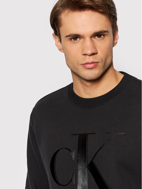 Calvin Klein Jeans Džemperis J30J318177 Juoda Regular Fit • Modivo.lt
