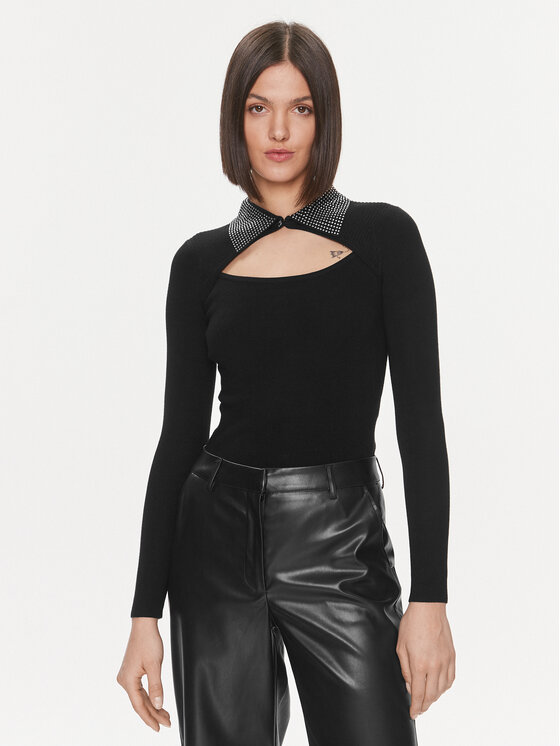 Liu Jo Liu Jo Glaustinukė MF3354 MS49I Juoda Slim Fit