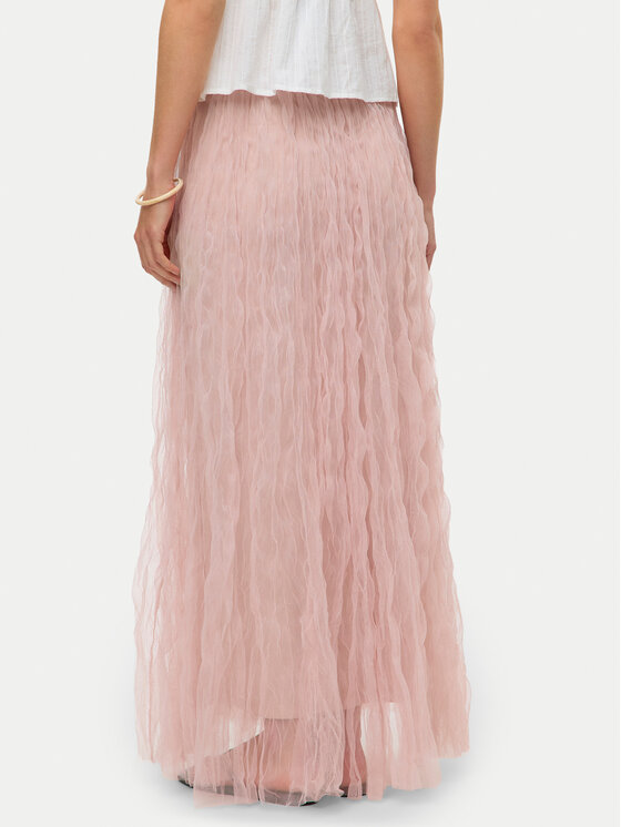 Vero Moda Vero Moda fustă din tulle Caralia 10341582 Roz Regular Fit