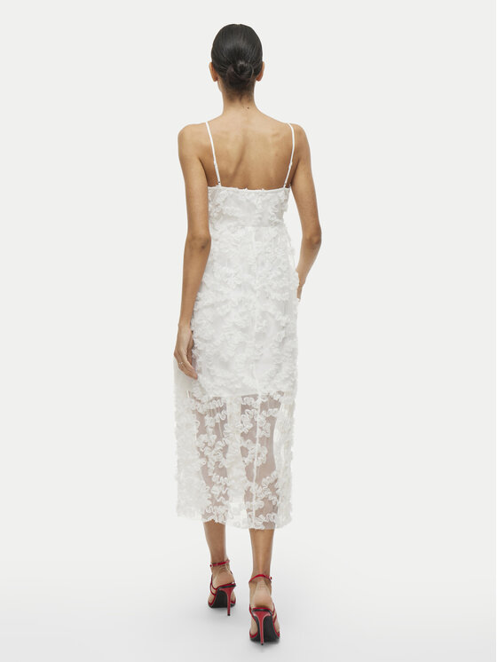 Vila Vila Koktel haljina Leonora 14104320 Bijela Loose Fit