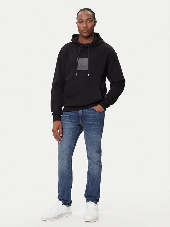 HUGO HUGO Felpa Duspliter 50542787 Nero Relaxed Fit