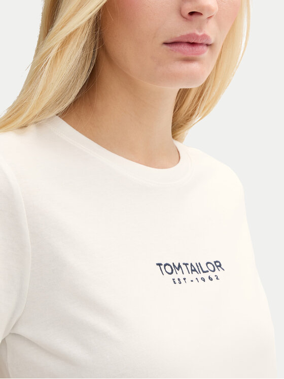 Tom Tailor Tom Tailor T-Shirt 1045543 Λευκό Regular Fit