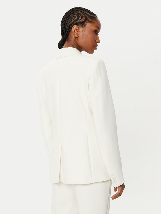 Weekend Max Mara Weekend Max Mara Marynarka Uva 2515041041 Écru Slim Fit