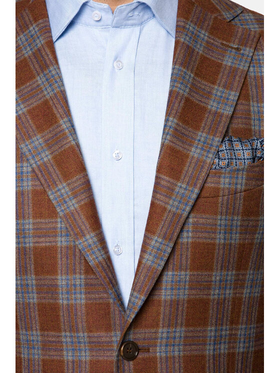 Lancerto Lancerto Marynarka Karlskrona Kolorowy Slim Fit
