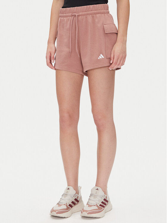 adidas adidas Pantaloni scurți sport Essentials Small Logo JC5703 Roz Loose Fit