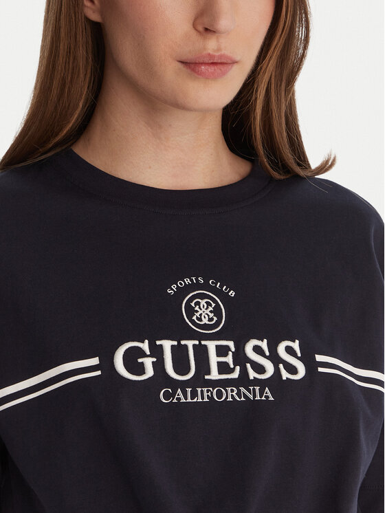 Guess Guess Футболка V6GI20 K3509 Cиній Regular Fit