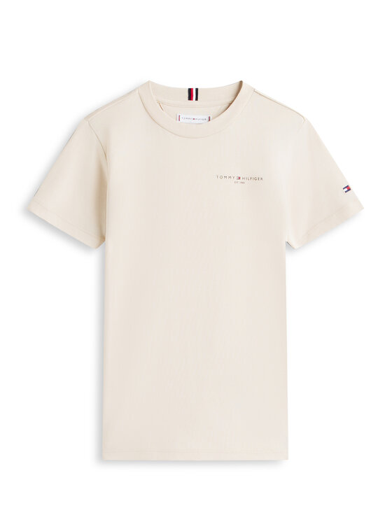 Tommy Hilfiger Tommy Hilfiger T-shirt KS0KS00661 Bež Regular Fit