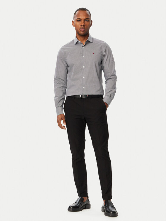 Tommy Hilfiger Tommy Hilfiger Πουκάμισο Gingham MW0MW42931 Σκούρο μπλε Regular Fit
