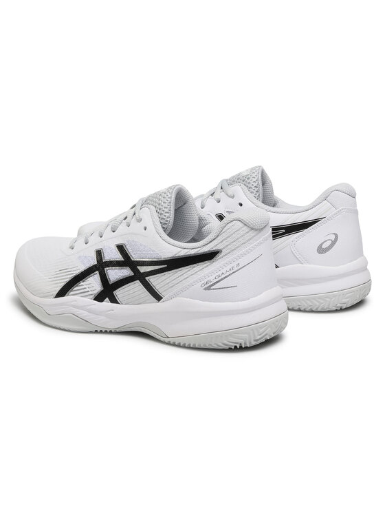 Asics Asics Încălțăminte pentru tenis Gel-Game 8 Clay/Oc 1041A193 Alb