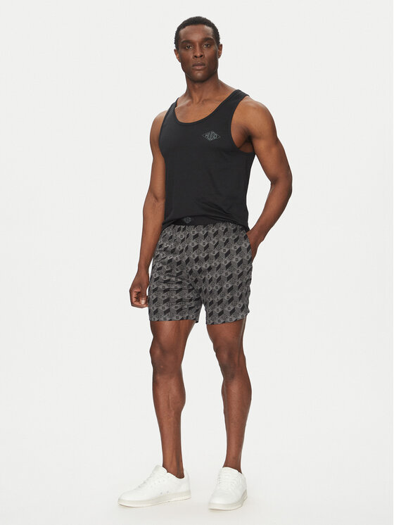 HUGO HUGO Pyjamashorts Jo 50540070 Grau Regular Fit