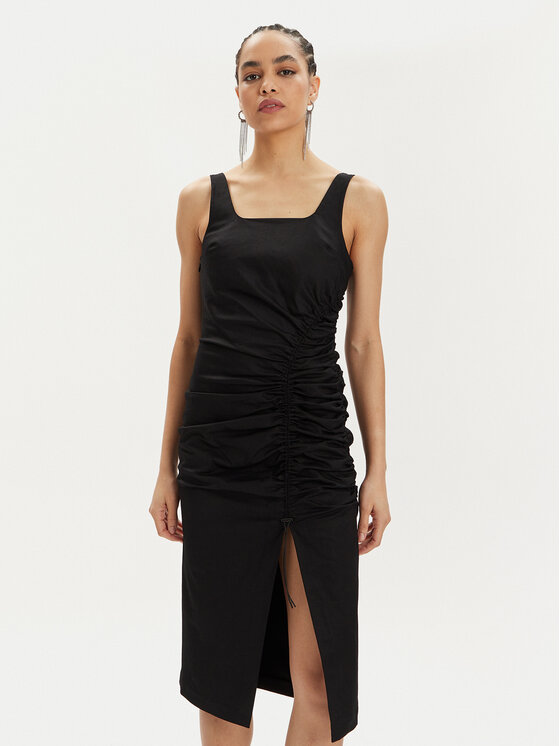 KARL LAGERFELD KARL LAGERFELD Suvekleit 241W1303 Must Slim Fit