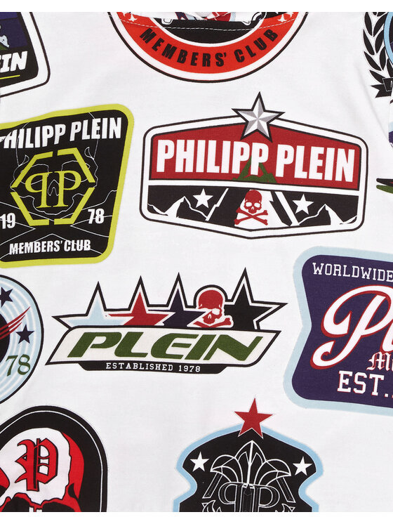 PHILIPP PLEIN PHILIPP PLEIN Bluza 19991 Biały Regular Fit