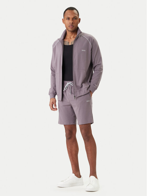 BOSS BOSS Szorty sportowe Mix&Match 50515314 Fioletowy Regular Fit