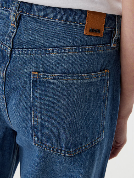 BOSS BOSS Jeansy Crossroad Super 50542511 Niebieski Wide Leg