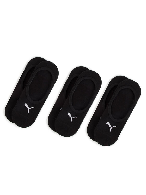 Puma Puma Set 3 parov ženskih stopalk 906930 Črna