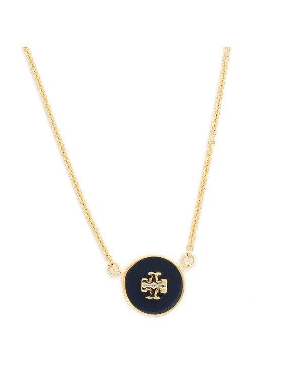 Tory Burch Tory Burch Kaklo papuošalas Kira Enamel Pendant Necklace 64936 Auksinė