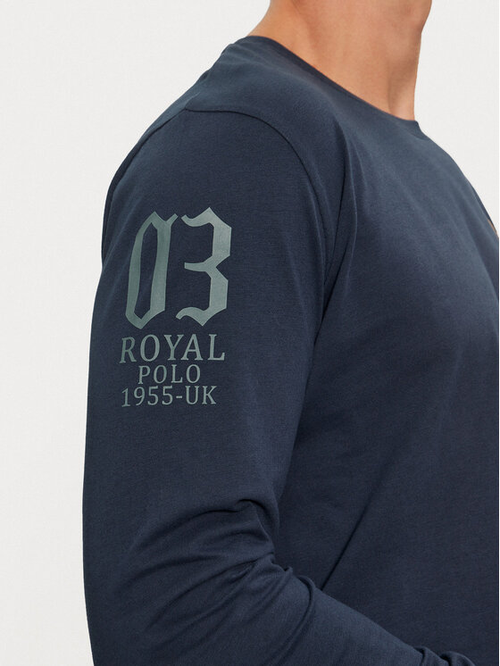 La Martina La Martina T-Shirt ZMRG30 JS342 Granatowy Regular Fit