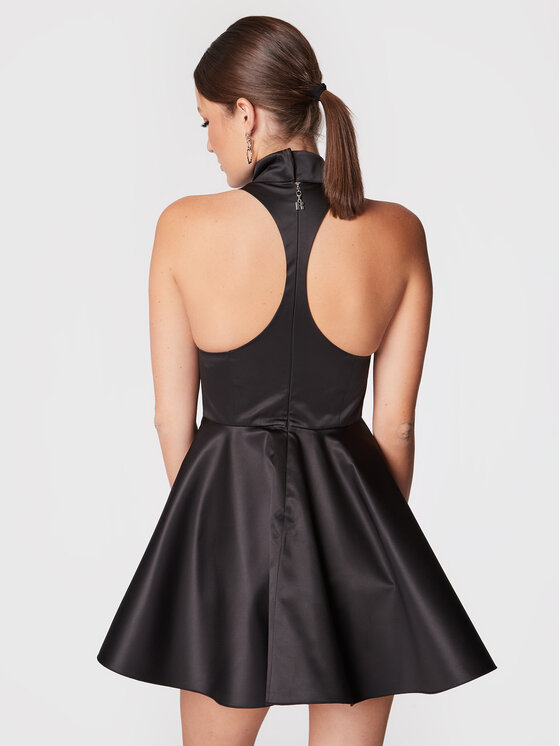 ROTATE ROTATE Abito da cocktail Cora RT1508 Nero Regular Fit