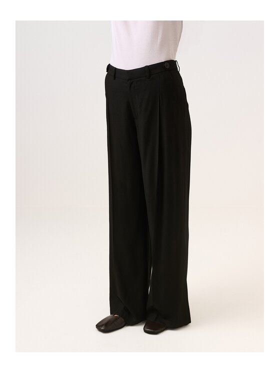 La Mania La Mania Pantalone da abito GOLDIE Nero Classic Fit