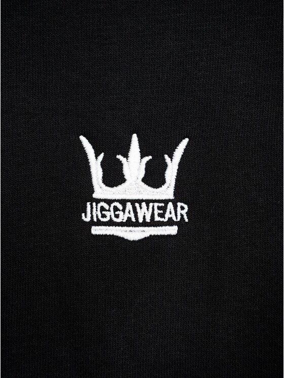 Jigga Wear Jigga Wear Dres Szeroki Luźny wygodny 133348 Czarny Oversize