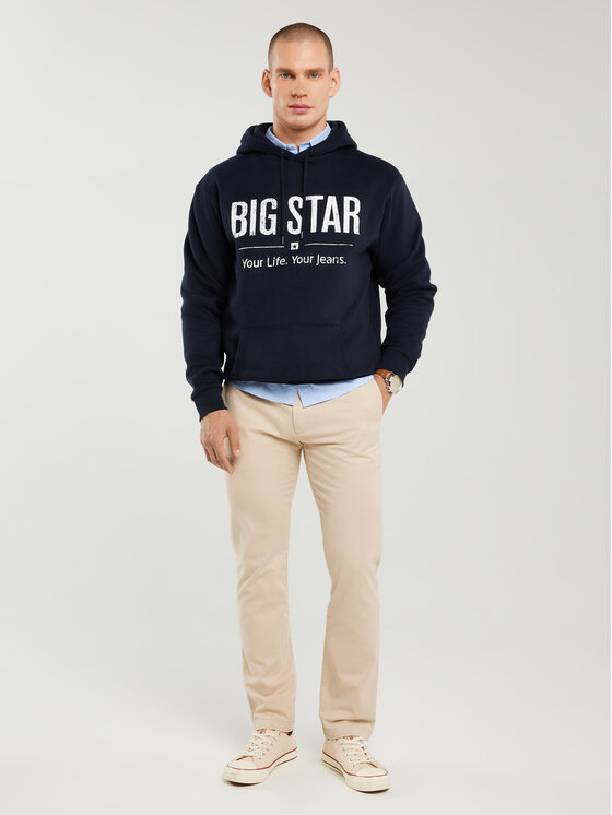 BIG STAR BIG STAR Bluza ASHLYNO Granatowy Comfort Fit