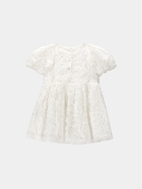 Coccodrillo Coccodrillo Elegantné šaty WC4128202EBG Écru Regular Fit