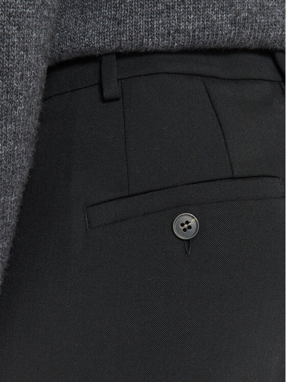 Weekend Max Mara Weekend Max Mara Pantaloni di tessuto Estasi 2425136032 Nero Straight Fit