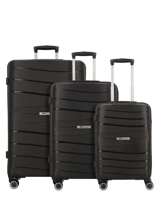 cocoono cocoono Komplet walizek 315312 Czarny