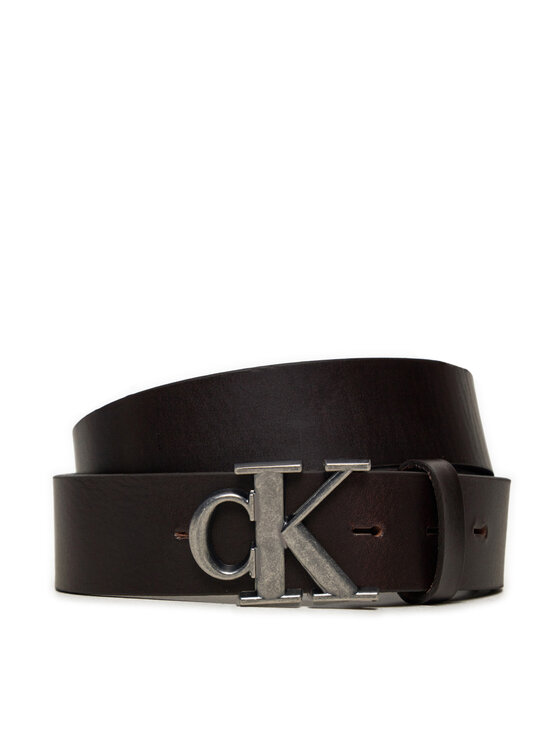 Calvin Klein Jeans Pánsky opasok K50K512068 Hnedá