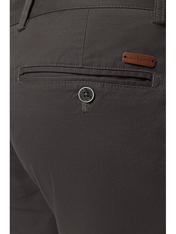 Lancerto Lancerto Spodnie materiałowe Nelson SP082123000012 Szary Slim Fit