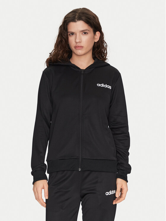 adidas adidas Trenerka Essentials Linear JD2695 Crna Slim Fit