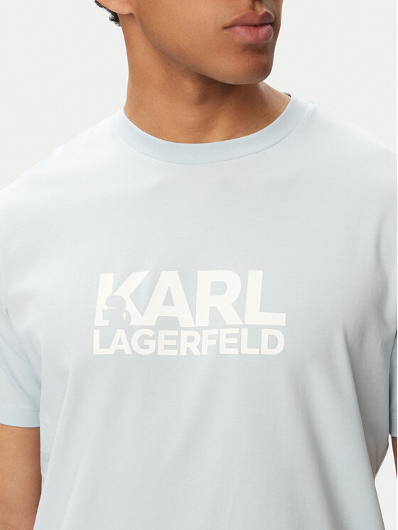 KARL LAGERFELD KARL LAGERFELD T-shirt 755780 563235 Svijetlo plava Regular Fit