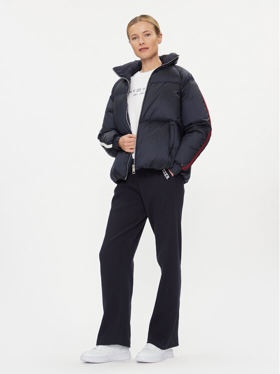 Tommy Hilfiger Tommy Hilfiger Pehelykabát WW0WW40093 Sötétkék Regular Fit