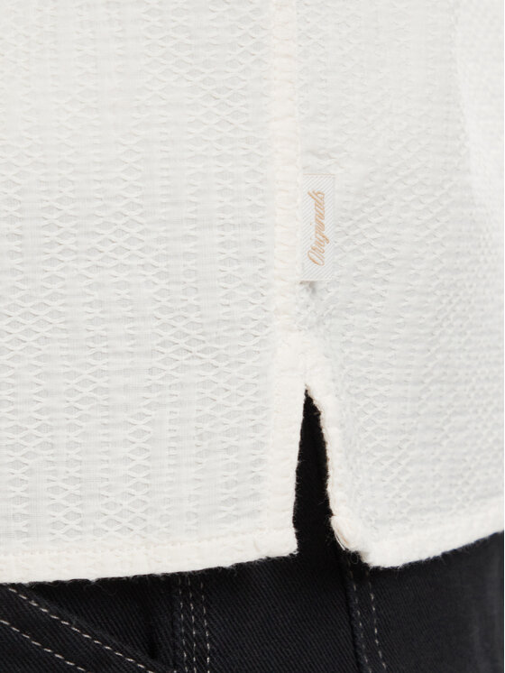 Jack & Jones Jack & Jones Marškiniai Montauk 12293555 Kreminė Relaxed Fit