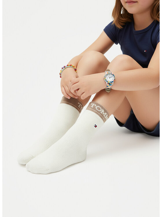 Tommy Hilfiger Tommy Hilfiger Дълги чорапи 701236328 Екрю