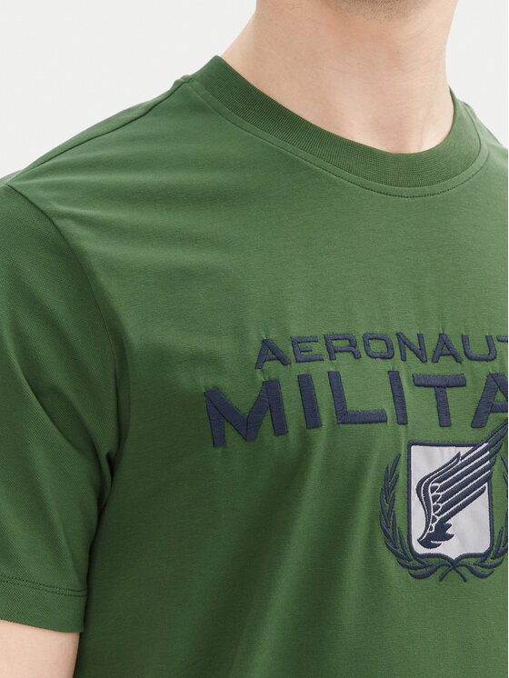 Aeronautica Militare Aeronautica Militare T-särk 251TS2379J674 Roheline Regular Fit