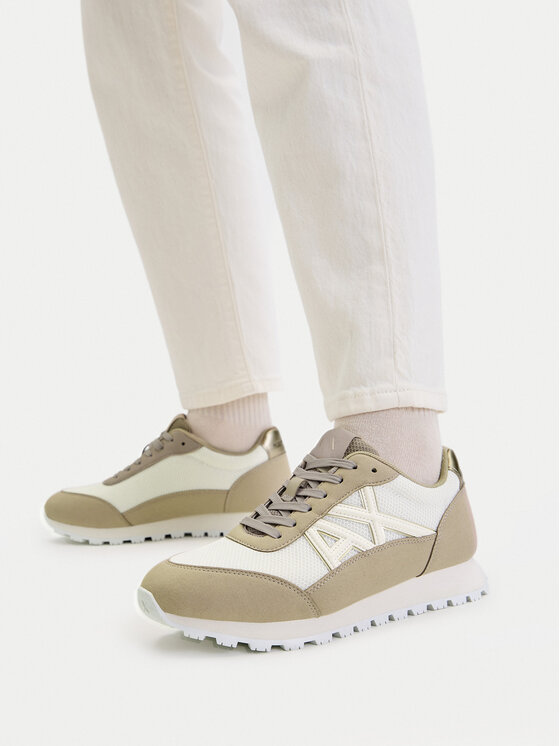 Armani Exchange Armani Exchange Sneakersy XW002150 AF19388 MZ396 Béžová