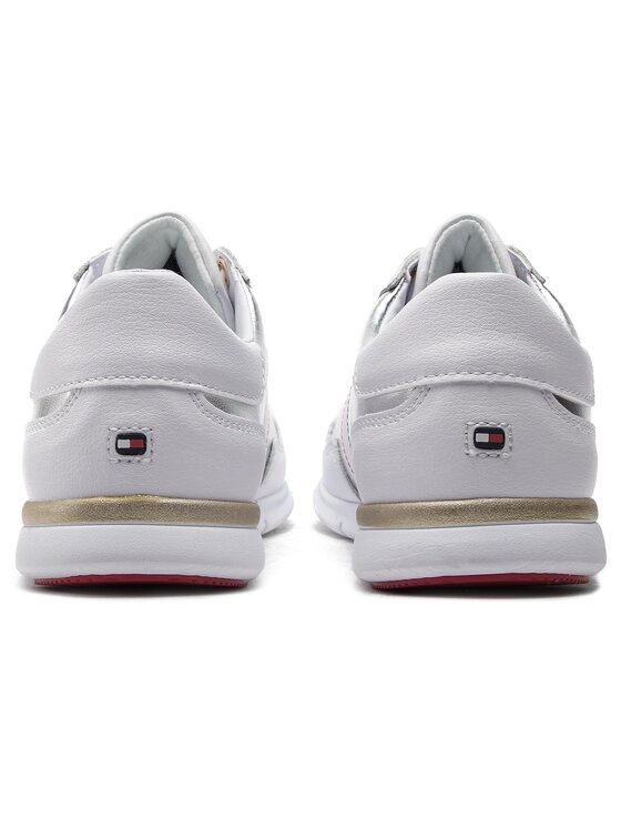 Tommy Hilfiger Sneakersy Tommy Essential Leather Sneaker FW0FW03688 Bia y