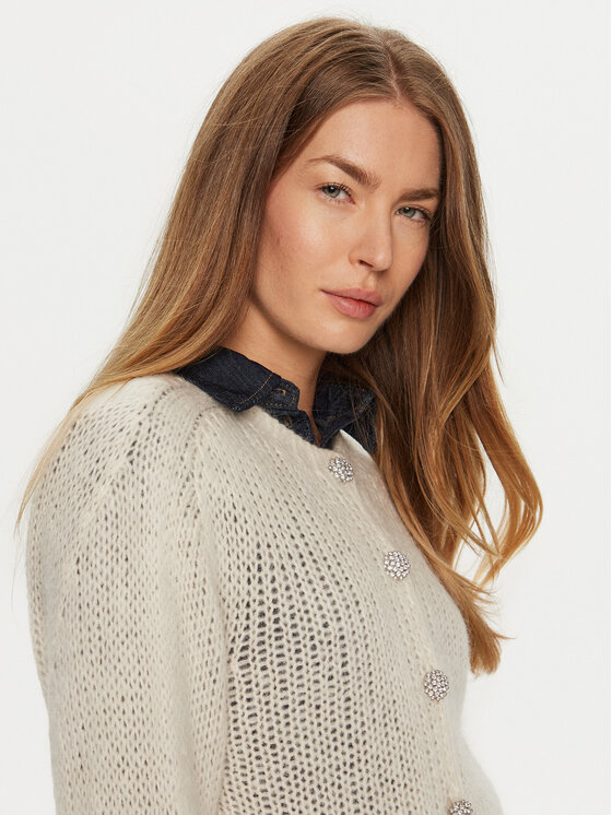 ViCOLO ViCOLO Kardigāns 33013S Écru Regular Fit