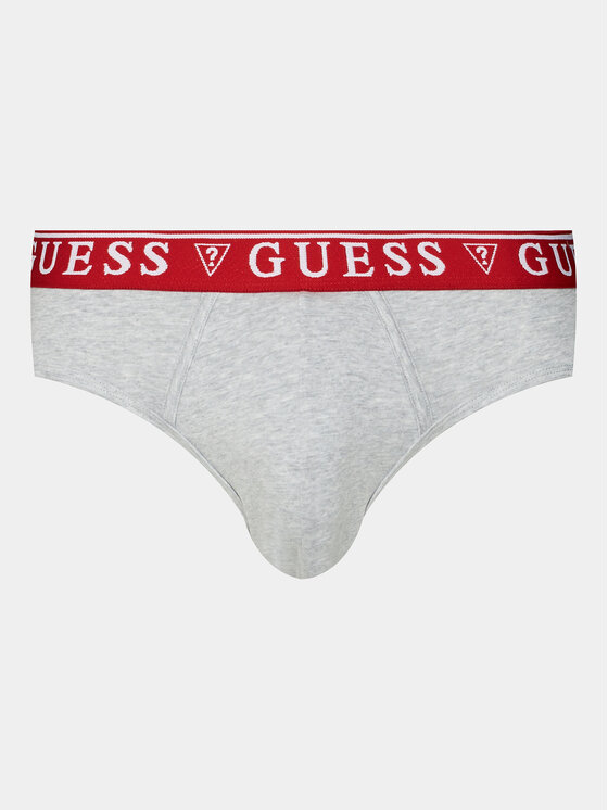 Guess Guess Set od 3 para muških slip gaća U97G00 KCD31 Siva