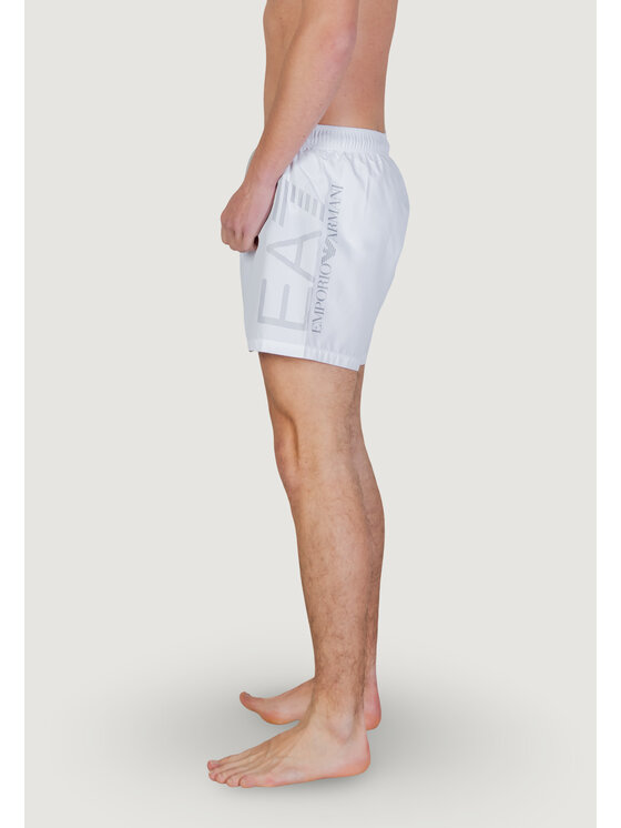 EA7 Emporio Armani EA7 Emporio Armani Ujumisšortsid 7M002001 AF14497 M0076 Valge Regular Fit
