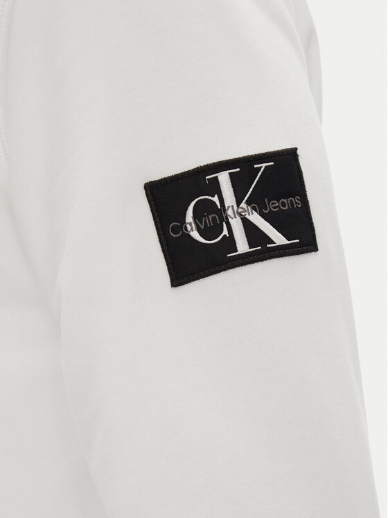 Calvin Klein Jeans Calvin Klein Jeans Mikina J30J323430 Bílá Regular Fit