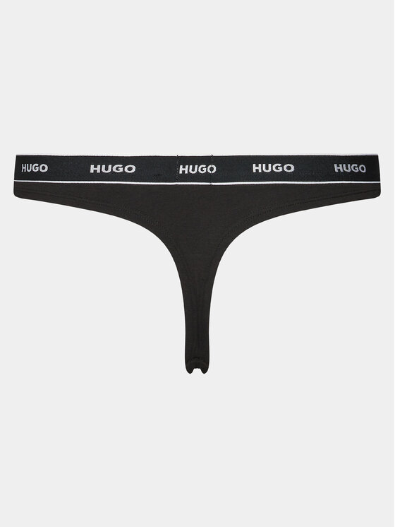 HUGO Hugo Komplektas: 3 siaurikių poros Triplet Thong 50480150 Spalvota